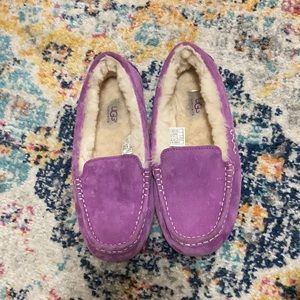 Purple ugg Ansley slippers